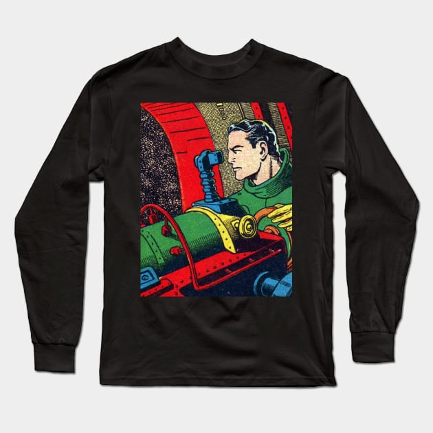 Retro comic Long Sleeve T-Shirt by PopGraphics